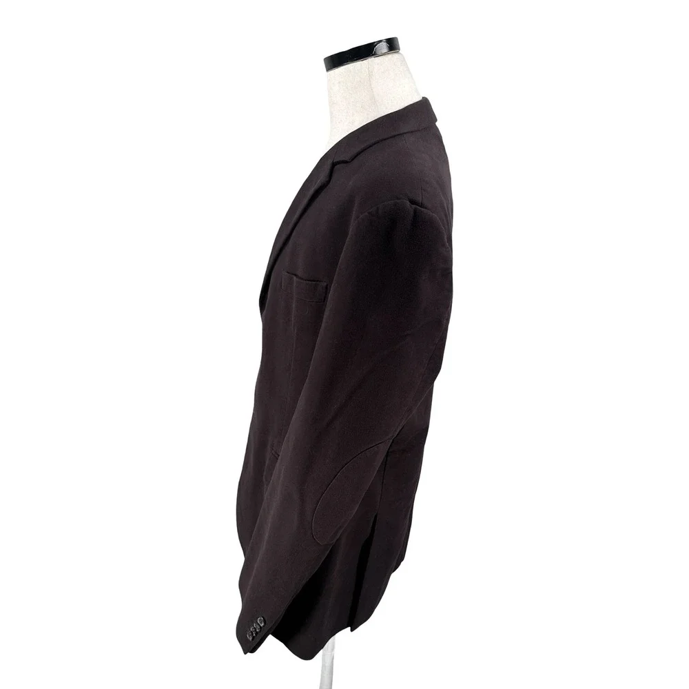Rodd & Gunn Mens Brown Cotton Velvet Blazer Sport Coat Elbow Patches Large‎